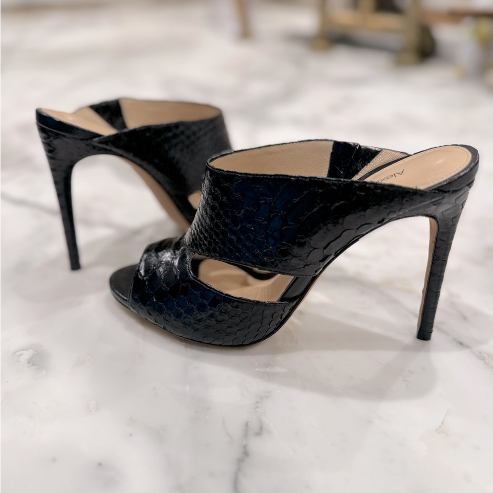 Alexandre Birman Snakeskin Slides IT 36